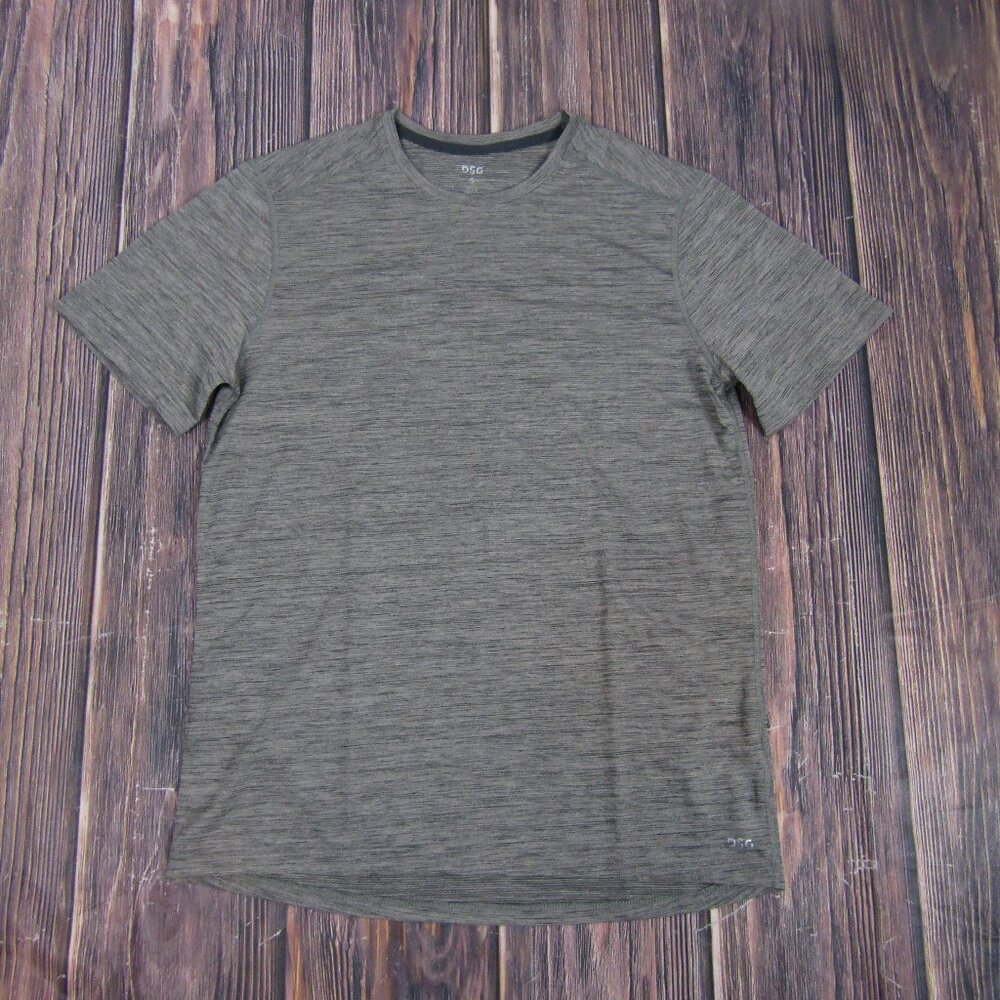 DSG Dicks NEW NWT Mens Small Gray All Out Performance Tee T Shirt Gym Workout